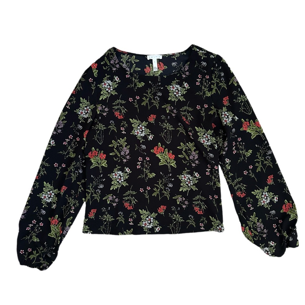 Leith Floral Long Sleeve Blouse Large
